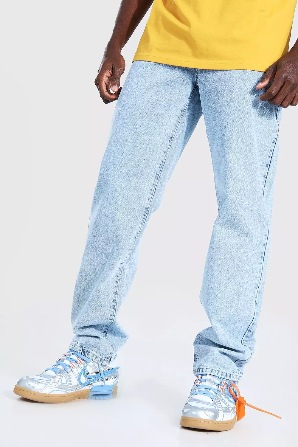 Relaxed Fit Rigid Jeans | boohooMAN UK